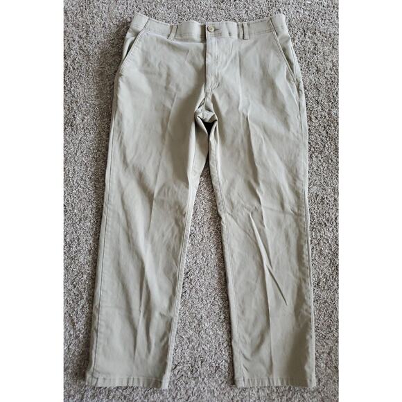 Men's LEE Extreme Comfort Straight Fit Khaki Pants Tag 38x32 Actual Size 38x30 - Picture 1 of 7